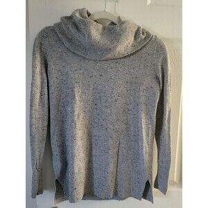 Loft Cowl Turtleneck Gray Size XS